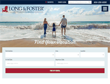Tablet Screenshot of lfvacations.com